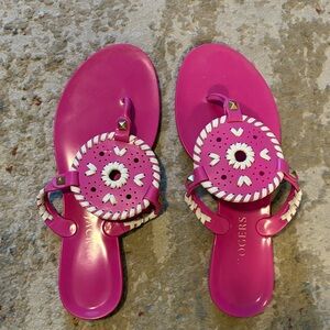 Jack Rogers Pink Jelly Sandals